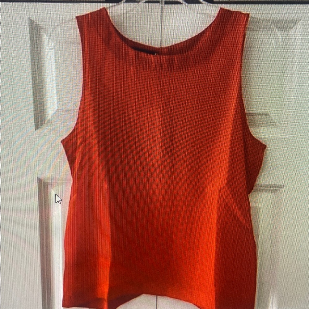 Allie Blouse in Tomato